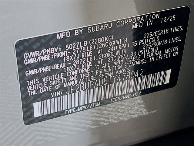 2026 Subaru OUTBACK Premium