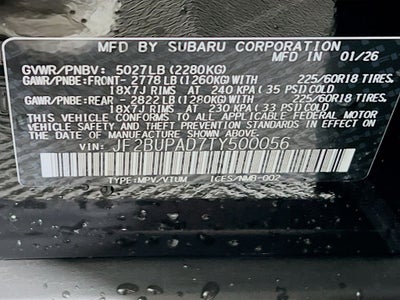 2026 Subaru OUTBACK Premium