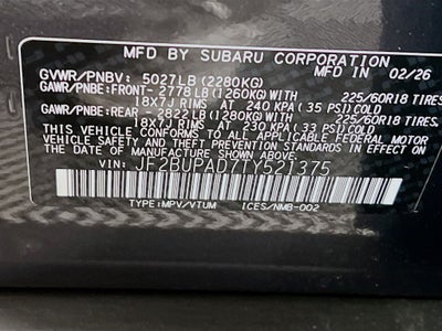 2026 Subaru OUTBACK Premium