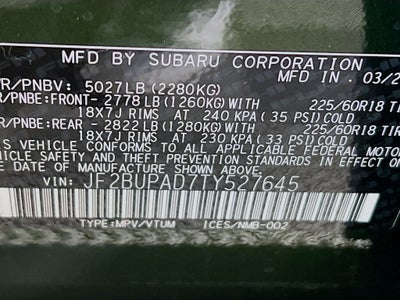 2026 Subaru OUTBACK Premium