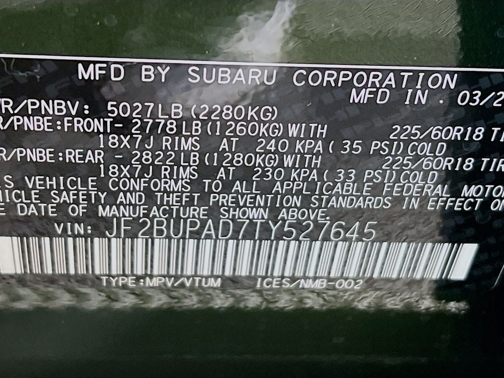 2026 Subaru OUTBACK Premium