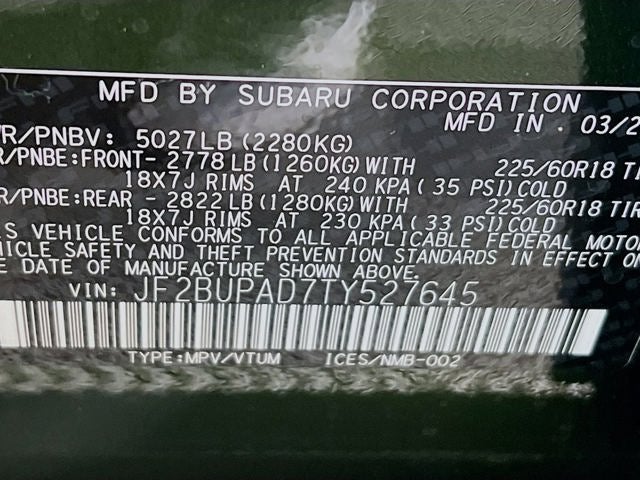 2026 Subaru OUTBACK Premium