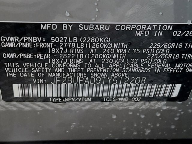 2026 Subaru OUTBACK Premium