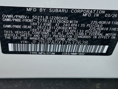 2026 Subaru OUTBACK Premium