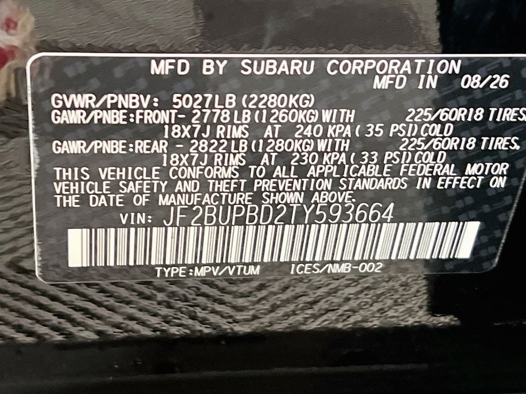 2026 Subaru OUTBACK Premium