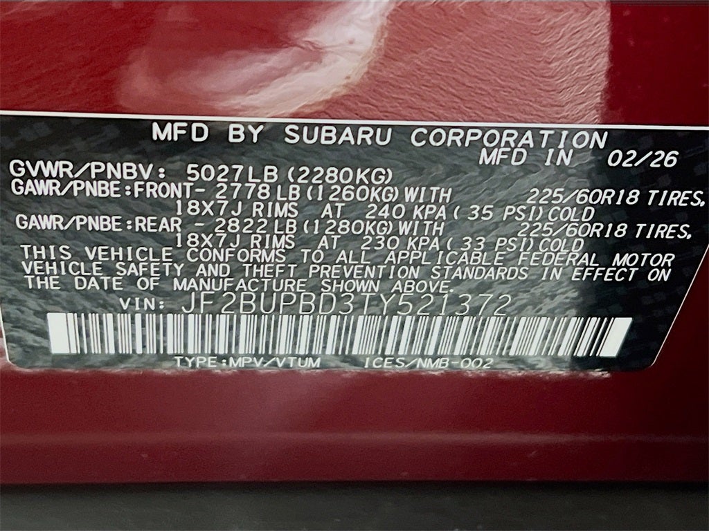 2026 Subaru OUTBACK Premium