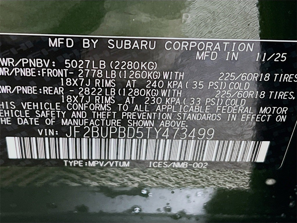 2026 Subaru OUTBACK Premium