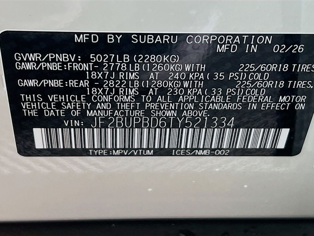 2026 Subaru OUTBACK Premium