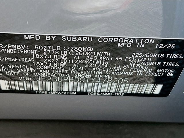 2026 Subaru OUTBACK Premium