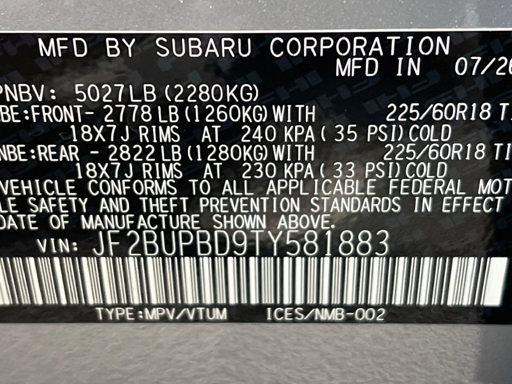 2026 Subaru OUTBACK Premium