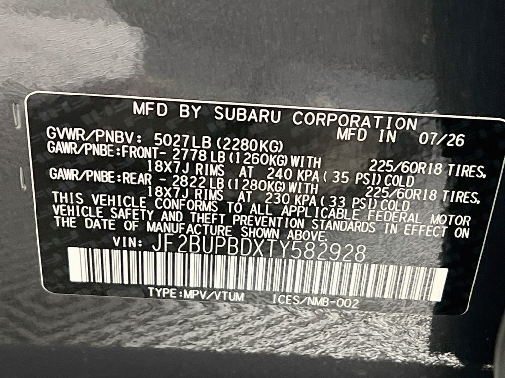 2026 Subaru OUTBACK Premium