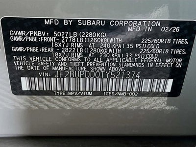 2026 Subaru OUTBACK Limited