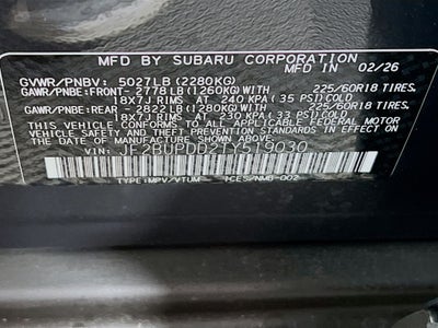 2026 Subaru OUTBACK Limited