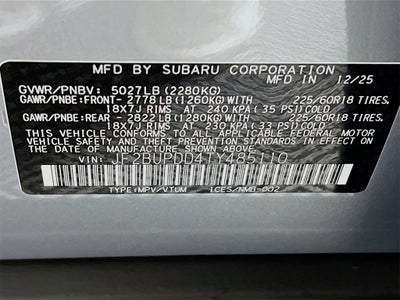 2026 Subaru OUTBACK Limited