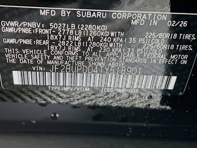 2026 Subaru OUTBACK Limited