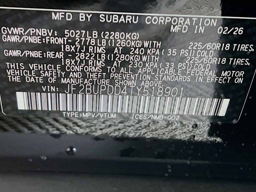 2026 Subaru OUTBACK Limited