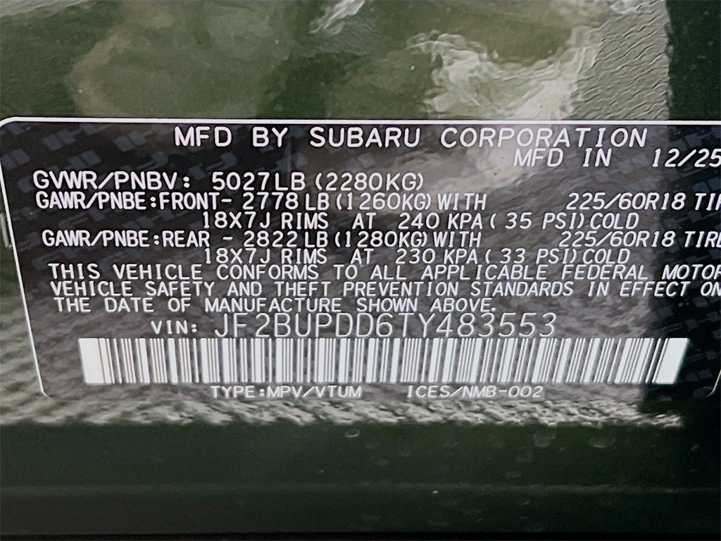 2026 Subaru OUTBACK Limited