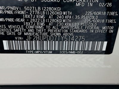 2026 Subaru OUTBACK Limited