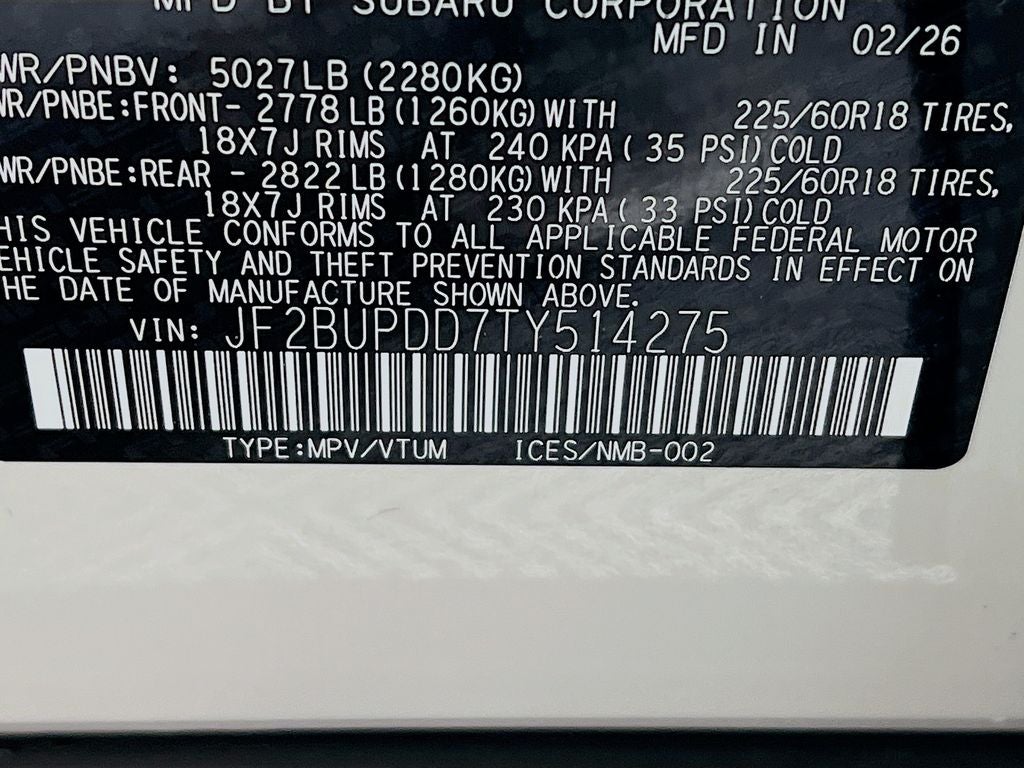 2026 Subaru OUTBACK Limited