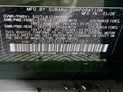 2026 Subaru OUTBACK Limited