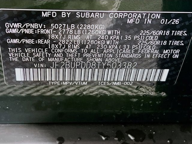 2026 Subaru OUTBACK Limited