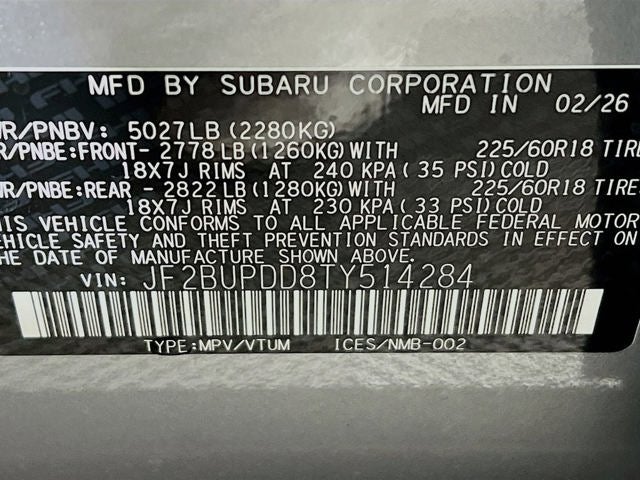 2026 Subaru OUTBACK Limited