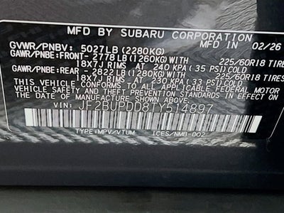 2026 Subaru OUTBACK Limited