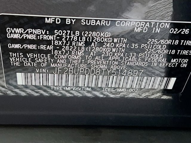 2026 Subaru OUTBACK Limited