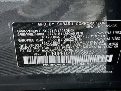 2026 Subaru OUTBACK Touring