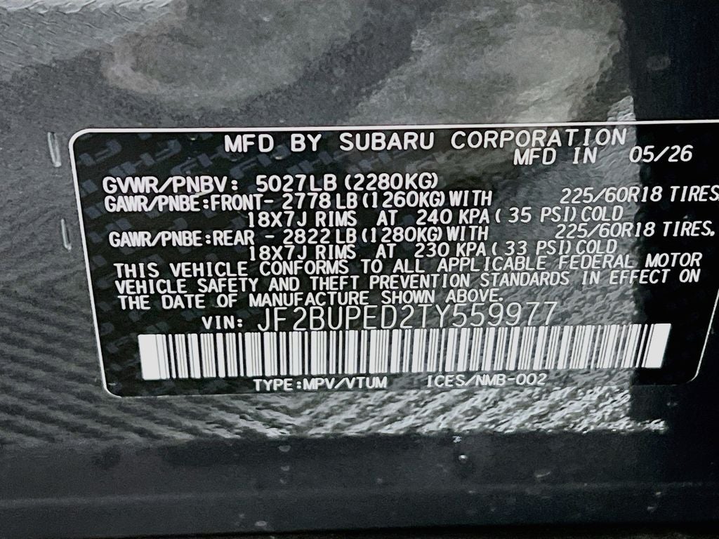 2026 Subaru OUTBACK Touring