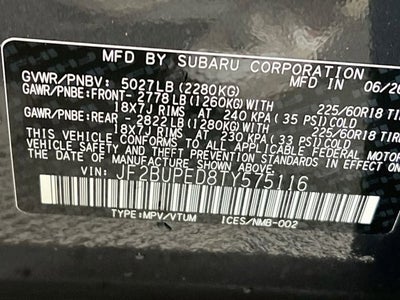 2026 Subaru OUTBACK Touring