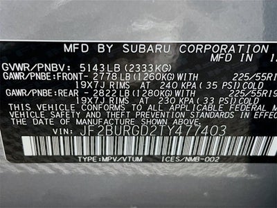 2026 Subaru OUTBACK Limited XT