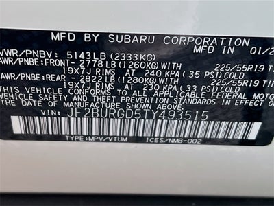 2026 Subaru OUTBACK Limited XT
