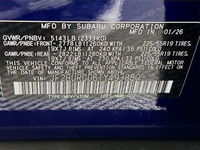 2026 Subaru OUTBACK Limited XT