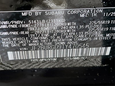 2026 Subaru OUTBACK Limited XT