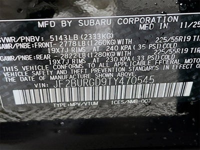 2026 Subaru OUTBACK Limited XT