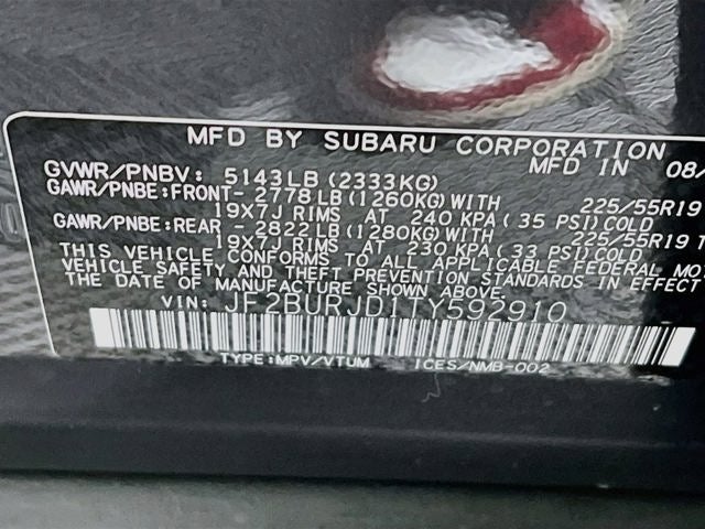 2026 Subaru OUTBACK Touring XT