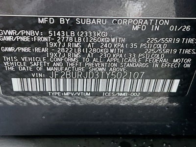 2026 Subaru OUTBACK Touring XT