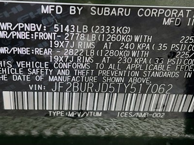 2026 Subaru OUTBACK Touring XT