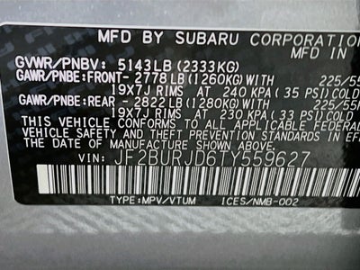 2026 Subaru OUTBACK Touring XT