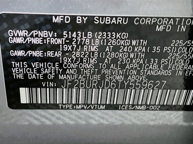 2026 Subaru OUTBACK Touring XT