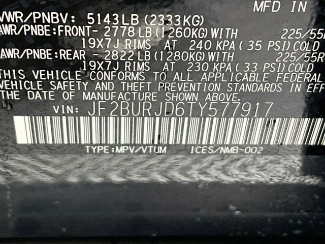 2026 Subaru OUTBACK Touring XT