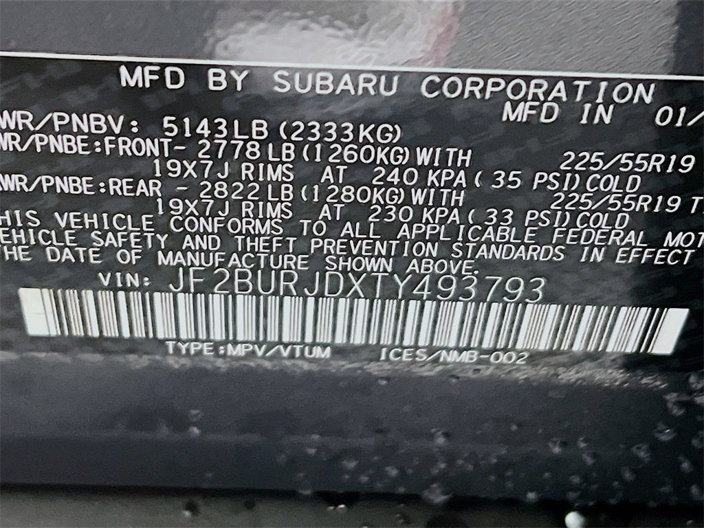 2026 Subaru OUTBACK Touring XT