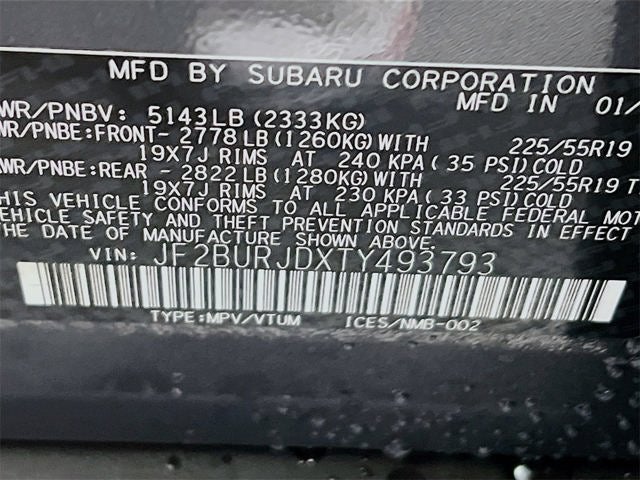 2026 Subaru OUTBACK Touring XT