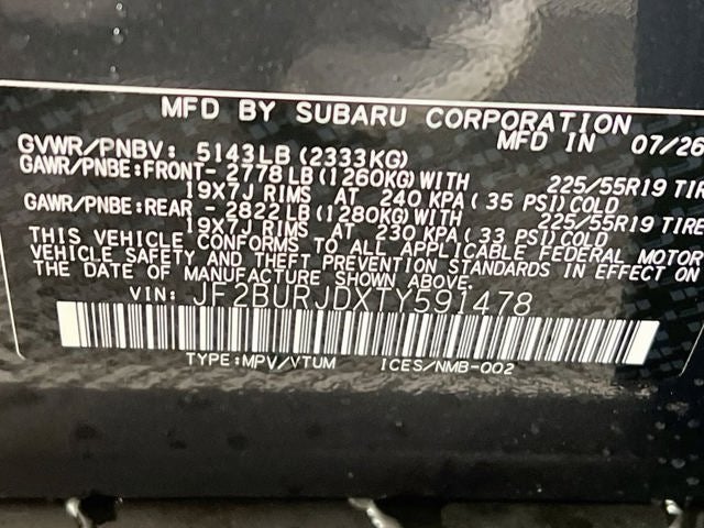 2026 Subaru OUTBACK Touring XT