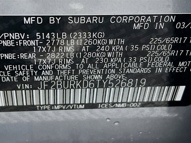 2026 Subaru OUTBACK Wilderness