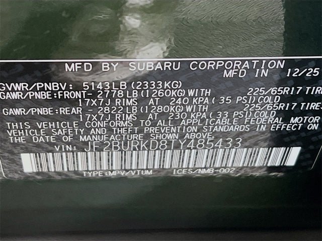 2026 Subaru OUTBACK Wilderness