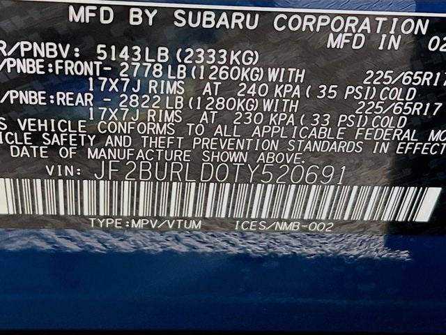 2026 Subaru OUTBACK Wilderness