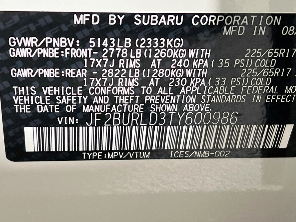 2026 Subaru OUTBACK Wilderness