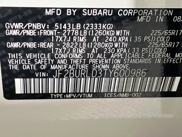 2026 Subaru OUTBACK Wilderness